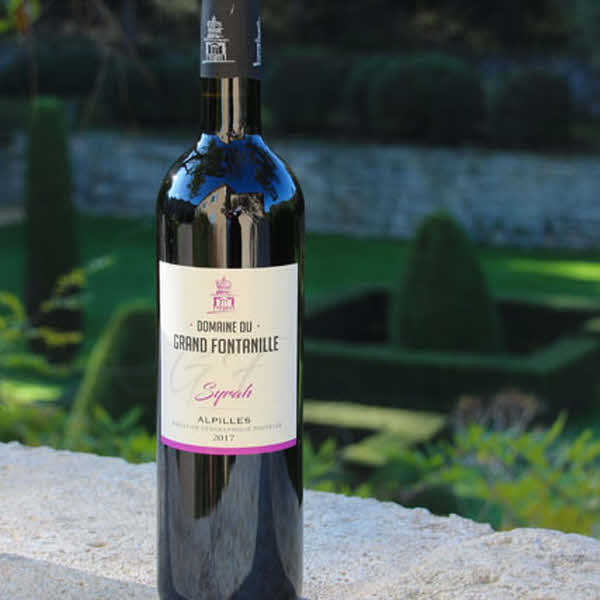 Vin rouge monocépage syrah